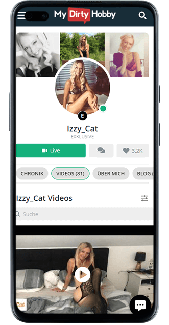 Izzy Cat bei MyDirtyHobby